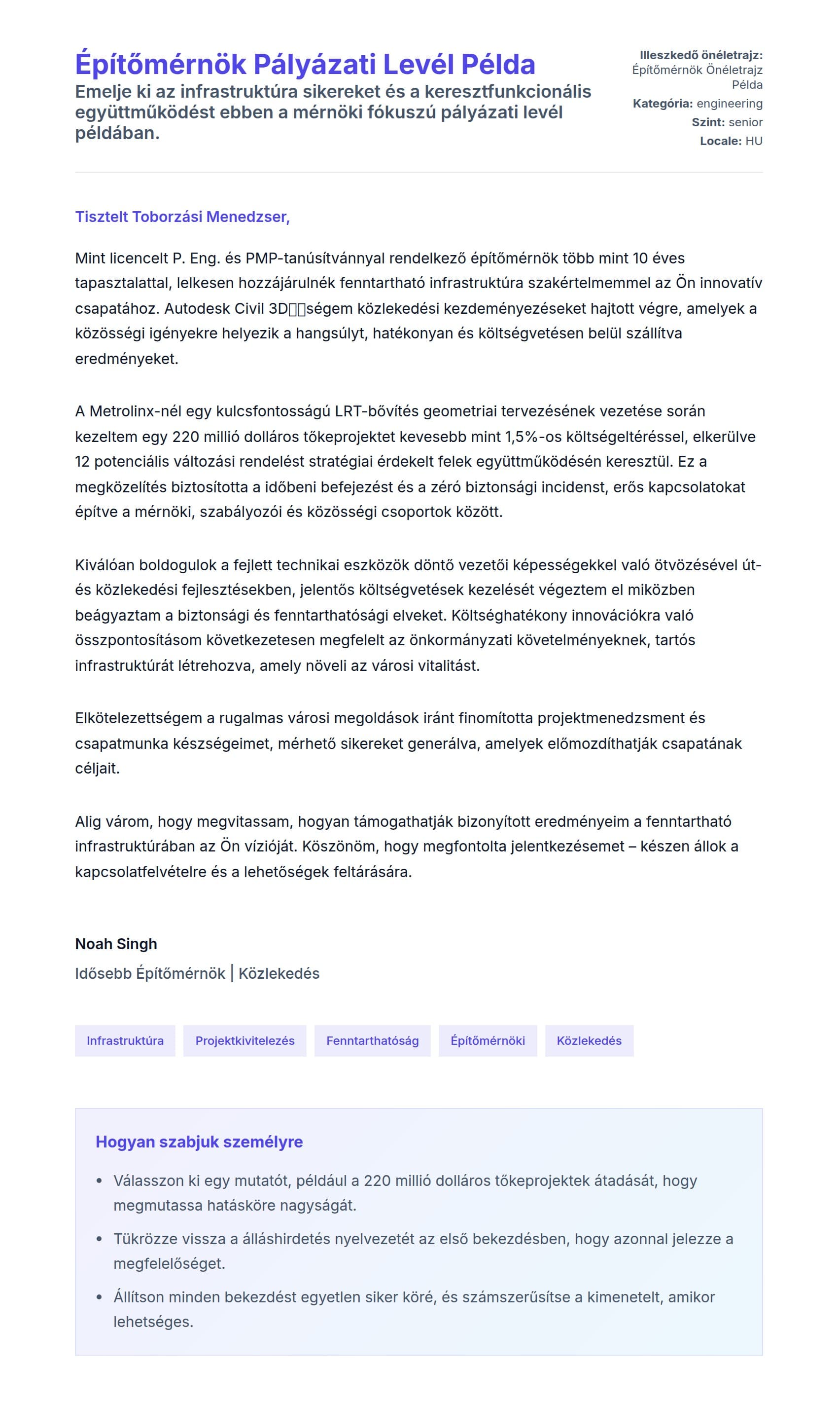 Kísérőlevél előnézet Építőmérnök Pályázati Levél Példa számára