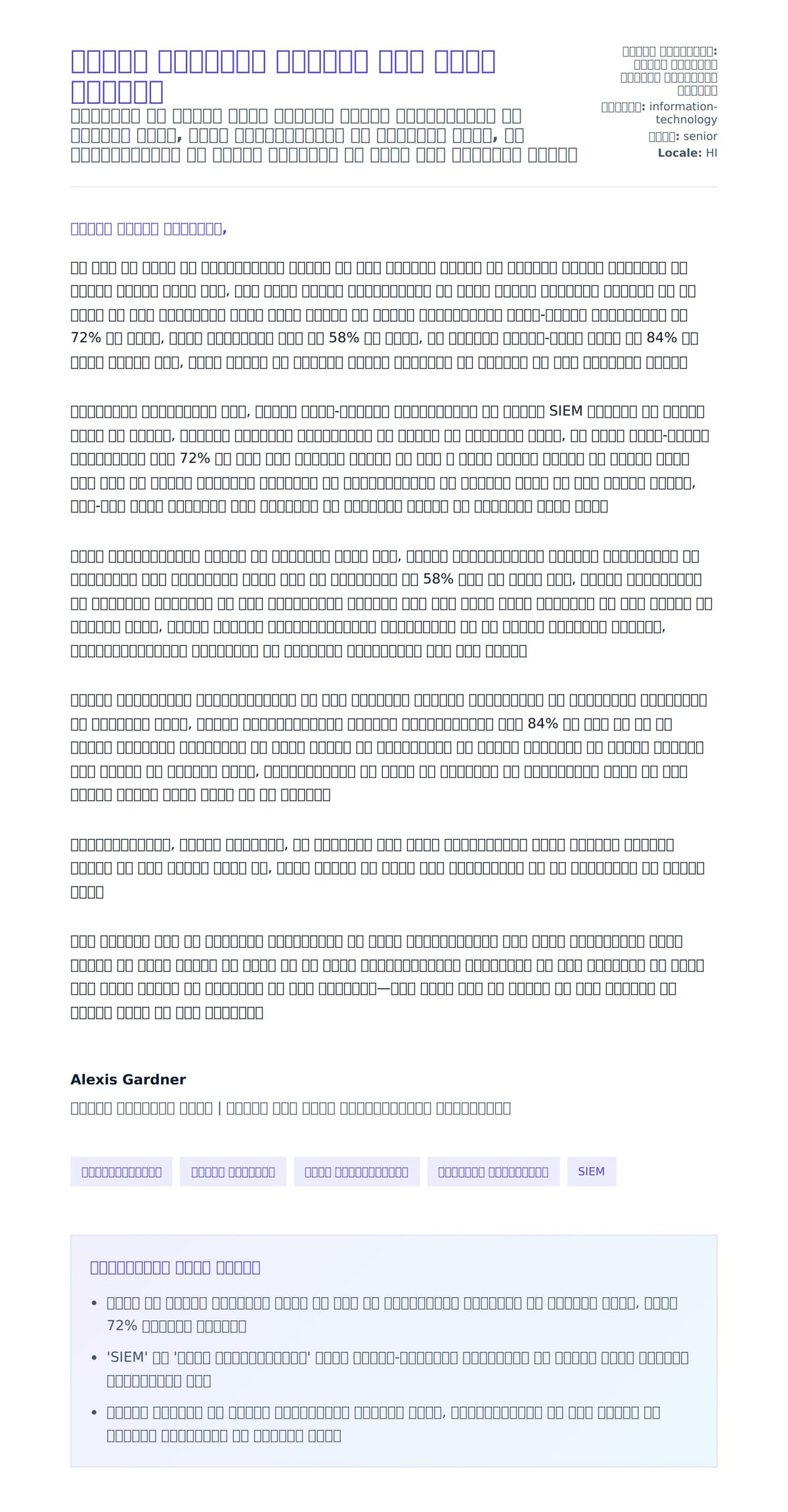 साइबर सुरक्षा पेशेवर कवर लेटर उदाहरण के लिए कवर पत्र पूर्वावलोकन