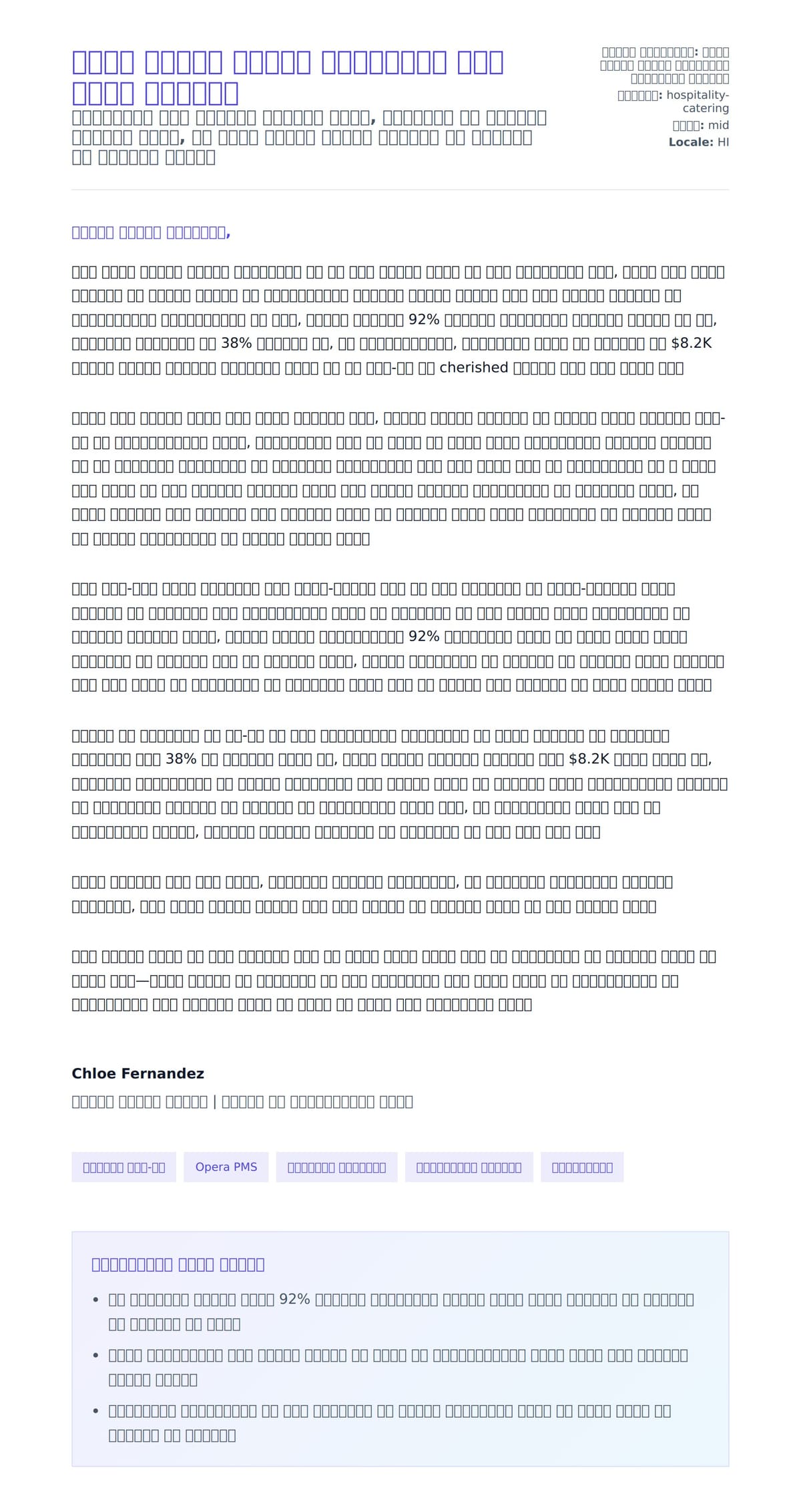 होटल फ्रंट डेस्क कर्मचारी कवर लेटर उदाहरण के लिए कवर पत्र पूर्वावलोकन