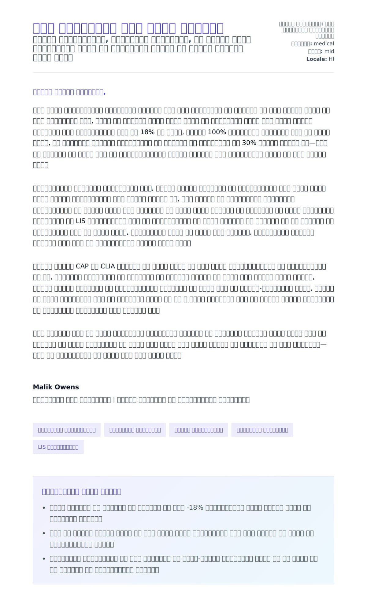 लैब तकनीशियन कवर लेटर उदाहरण के लिए कवर पत्र पूर्वावलोकन