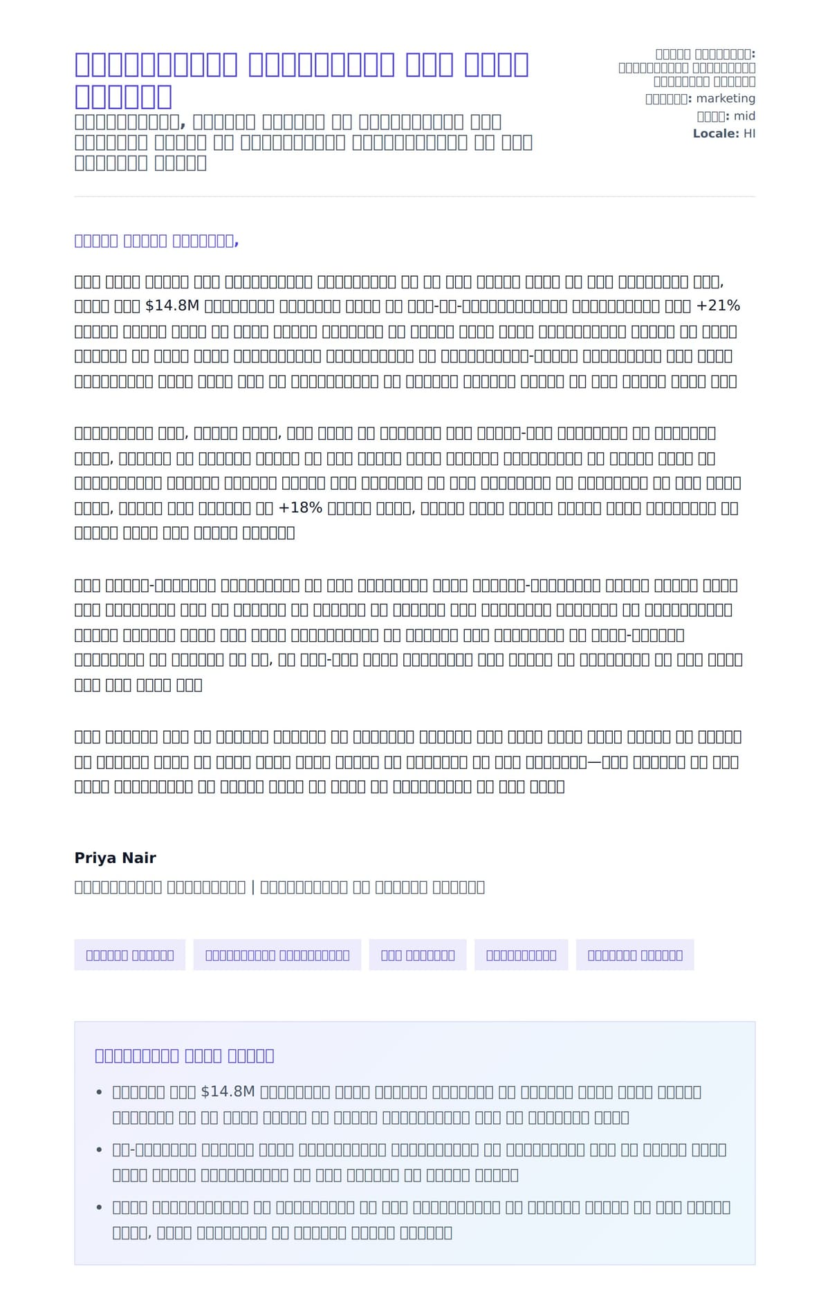 मार्केटिंग प्रोफेशनल कवर लेटर उदाहरण के लिए कवर पत्र पूर्वावलोकन