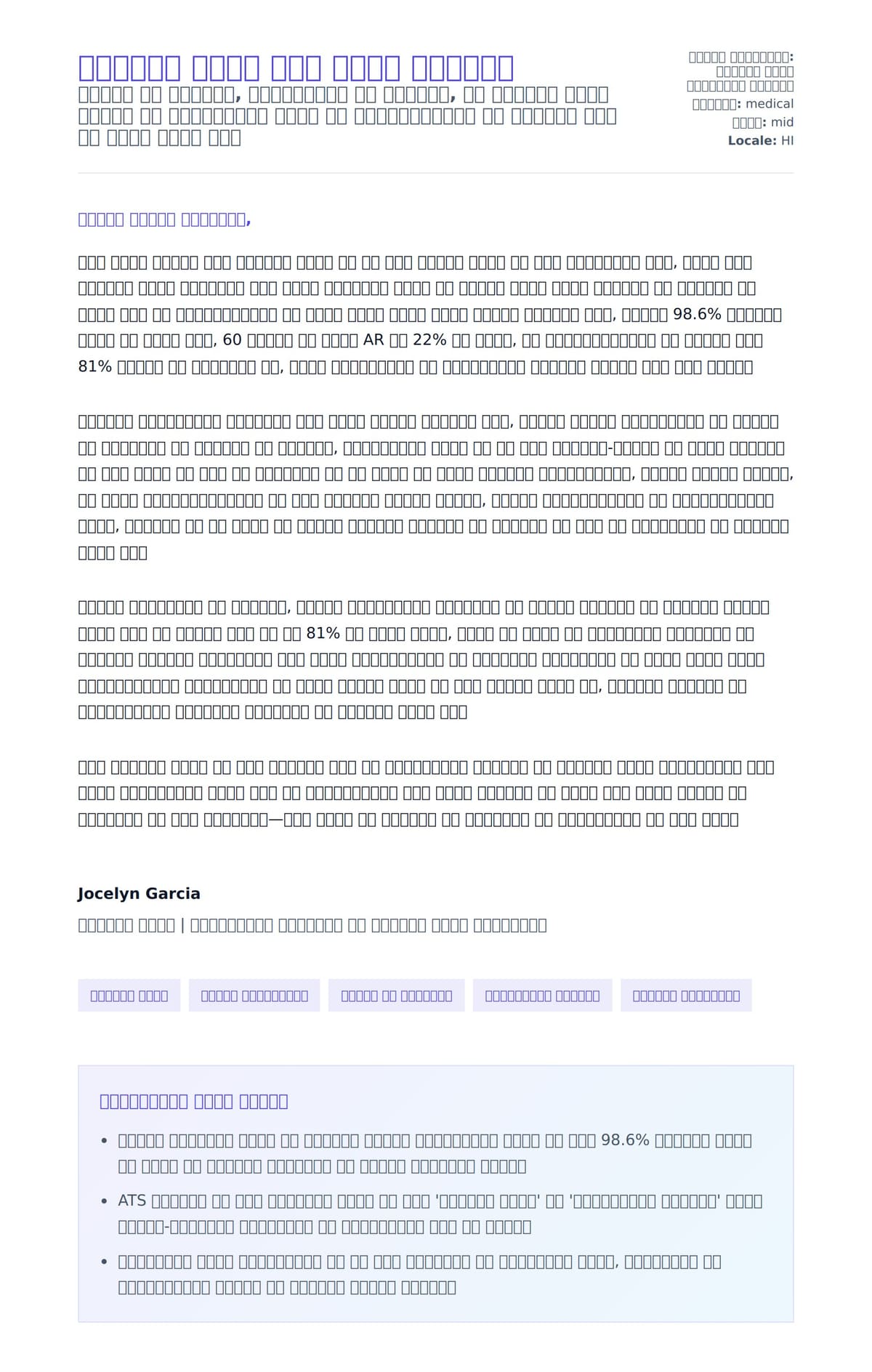 मेडिकल बिलर कवर लेटर उदाहरण के लिए कवर पत्र पूर्वावलोकन