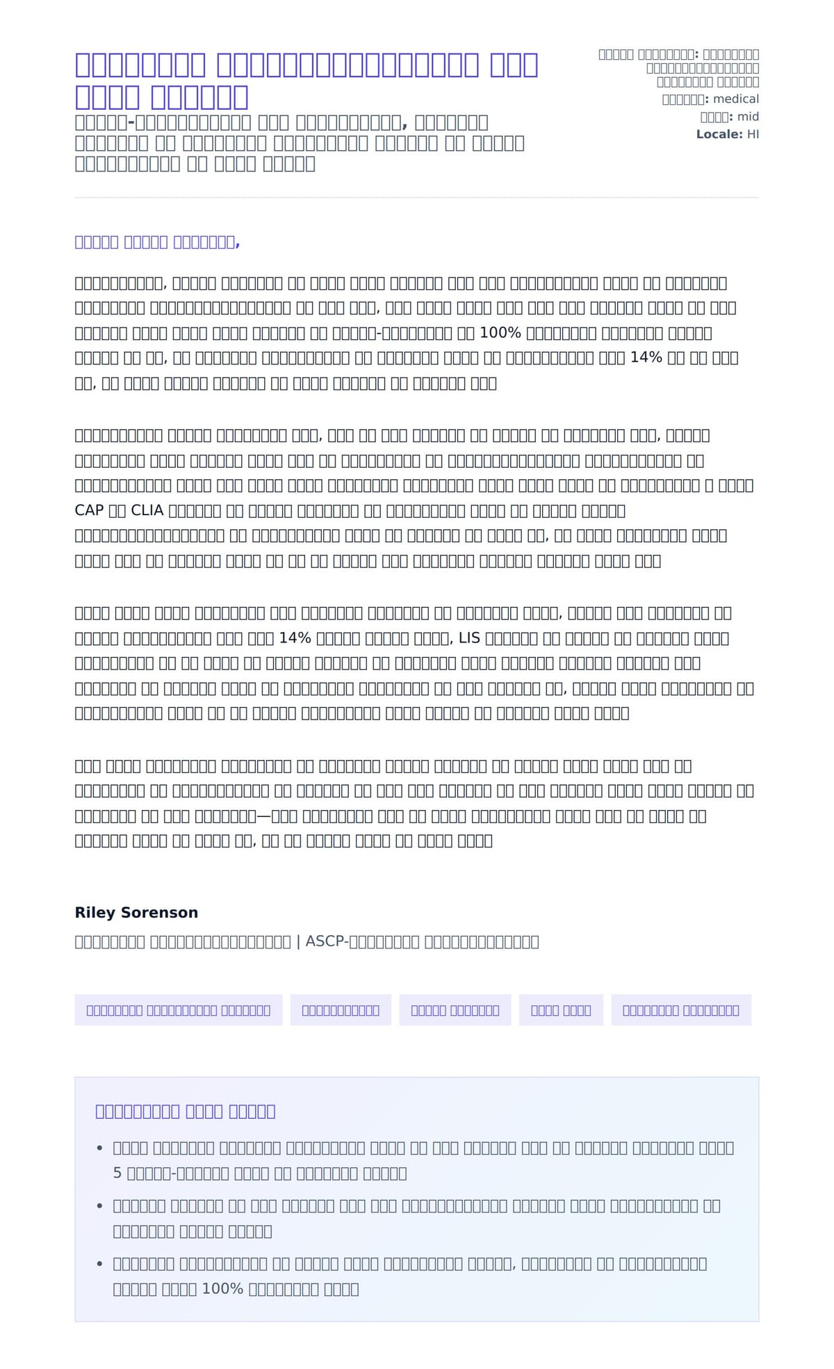 चिकित्सा प्रौद्योगिकीविद् कवर लेटर उदाहरण के लिए कवर पत्र पूर्वावलोकन
