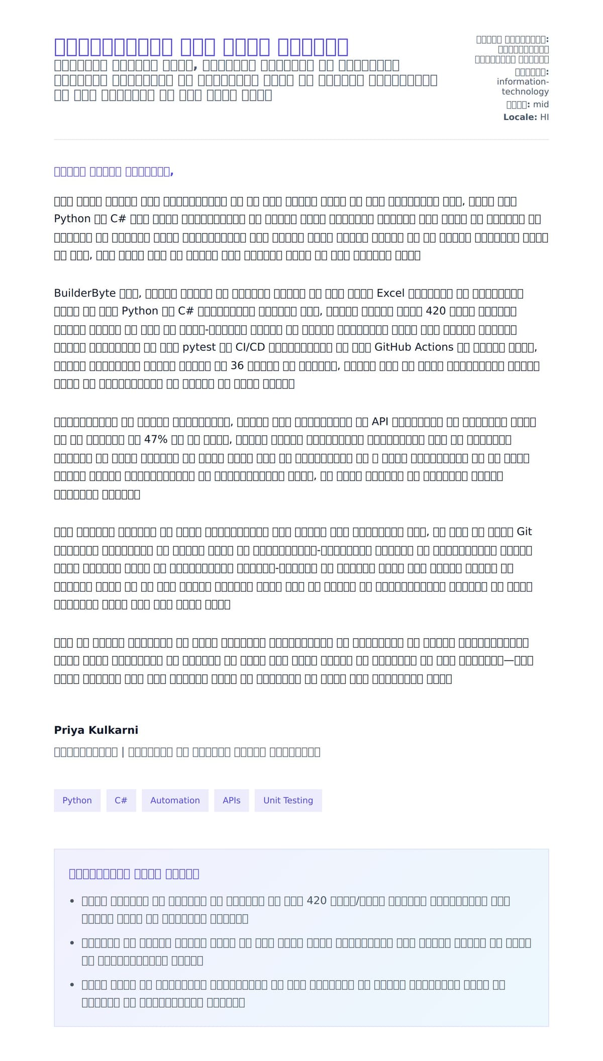 प्रोग्रामर कवर लेटर उदाहरण के लिए कवर पत्र पूर्वावलोकन