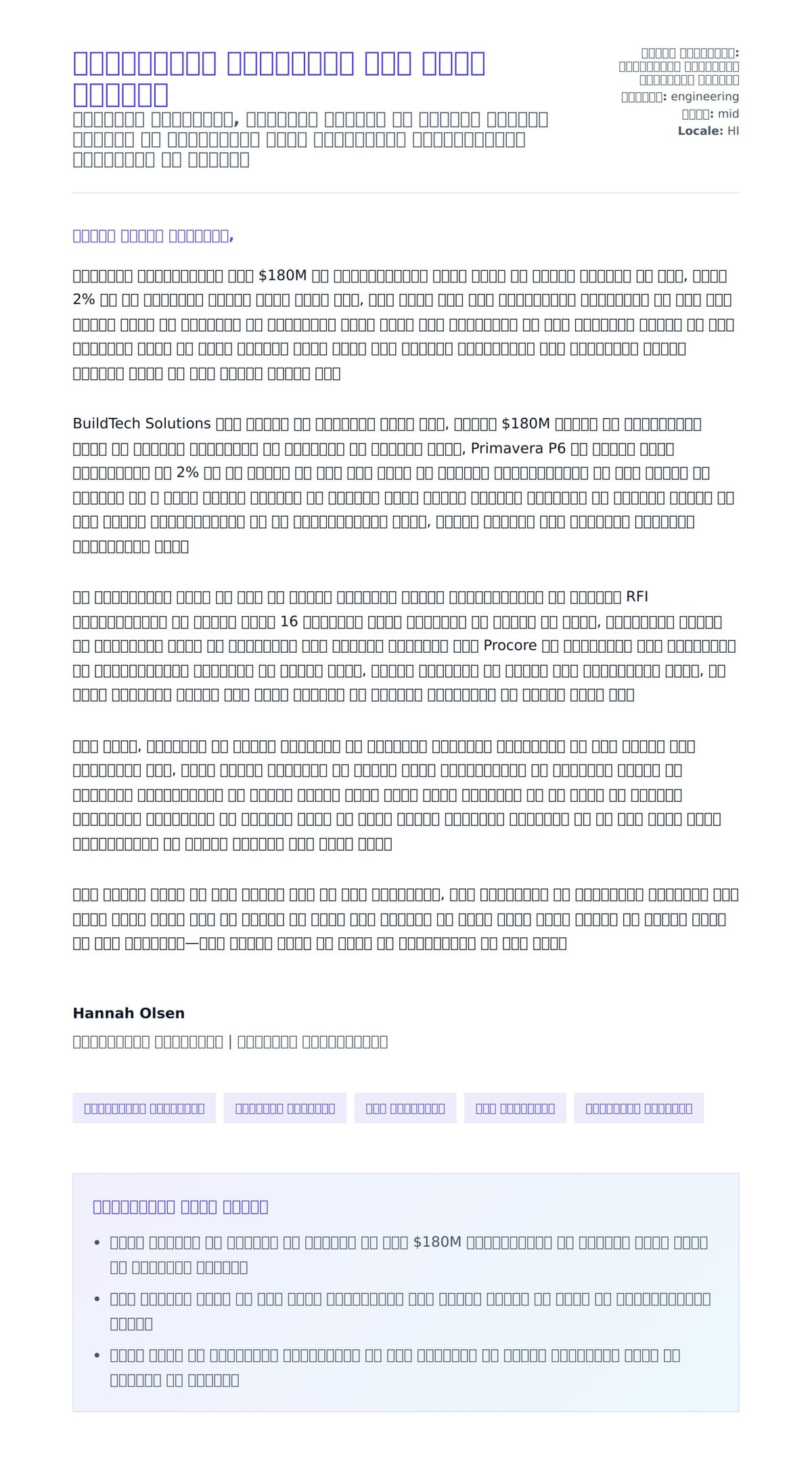 प्रोजेक्ट इंजीनियर कवर लेटर उदाहरण के लिए कवर पत्र पूर्वावलोकन