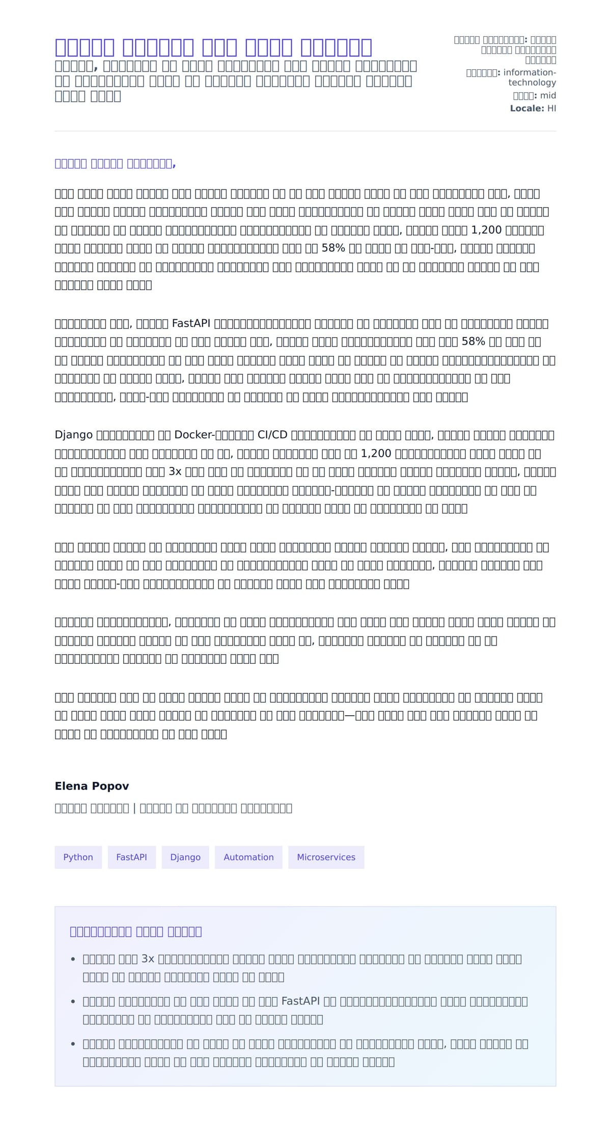 पायथन डेवलपर कवर लेटर उदाहरण के लिए कवर पत्र पूर्वावलोकन