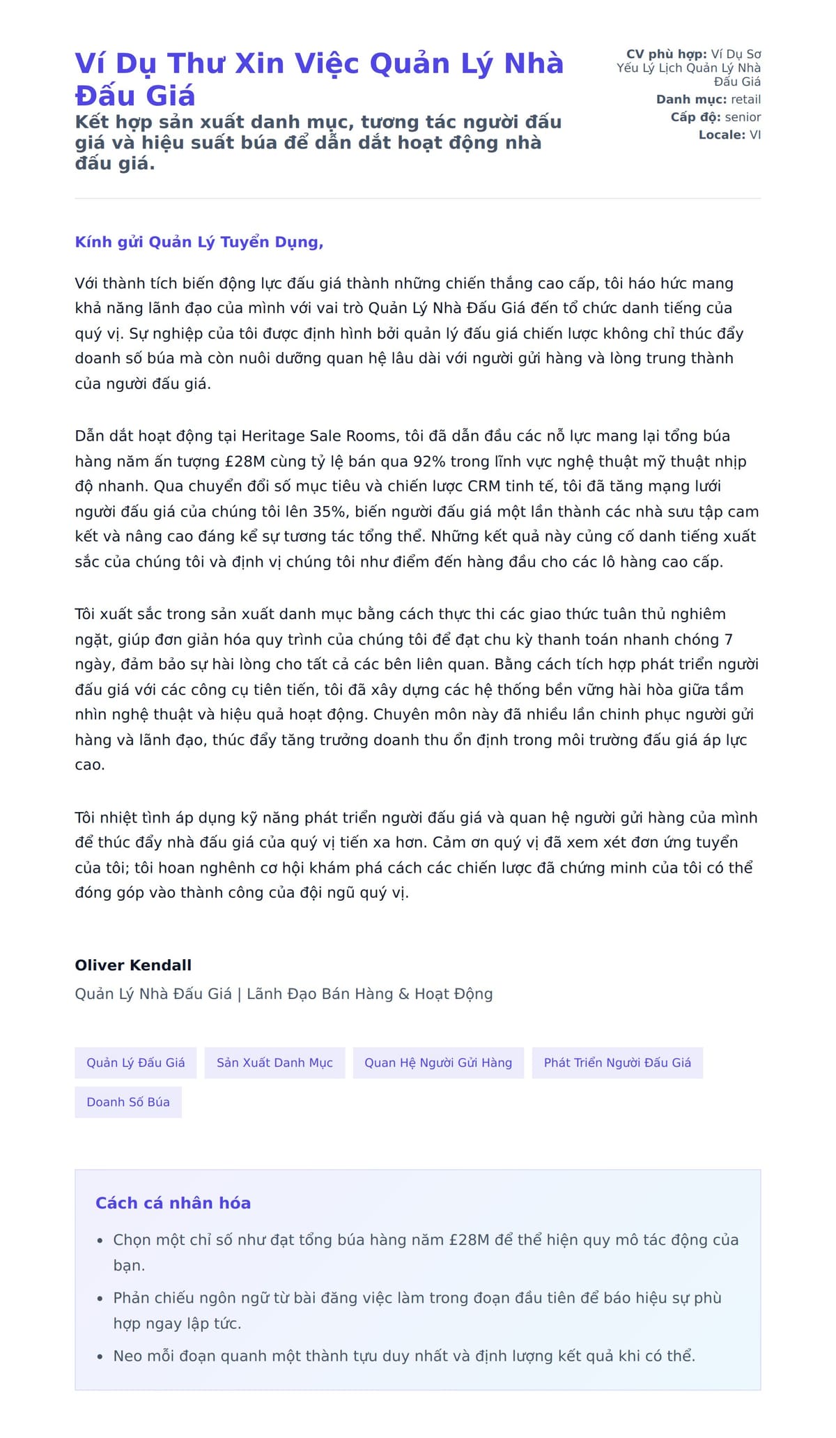 Bản xem trước thư xin việc cho Ví Dụ Thư Xin Việc Quản Lý Nhà Đấu Giá