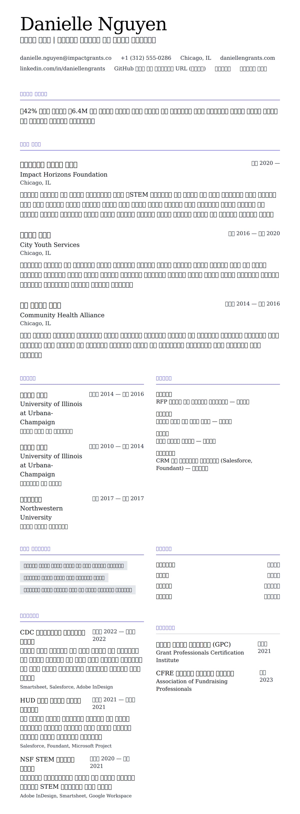ለ ግራንት ጸሐፊ ስሌታ ምሳሌ የስሌታ መግለጫ