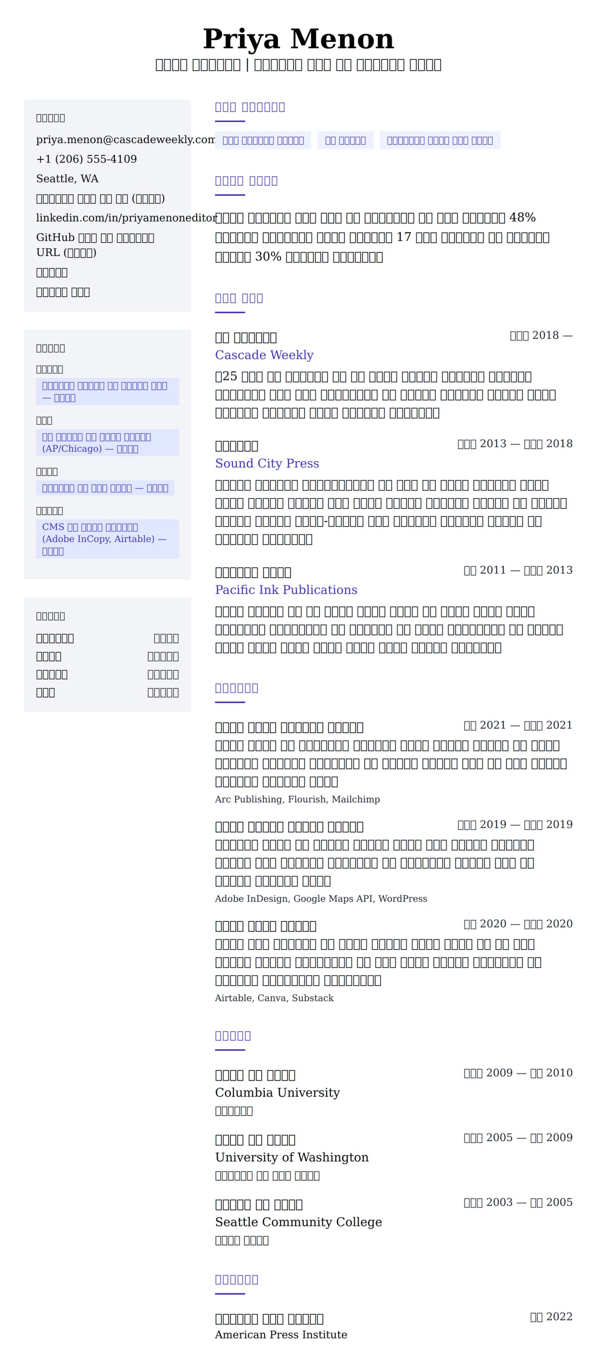 ለ ማግዚን አስተዳዳሪ ሪዩመ ምሳሌ የስሌታ መግለጫ