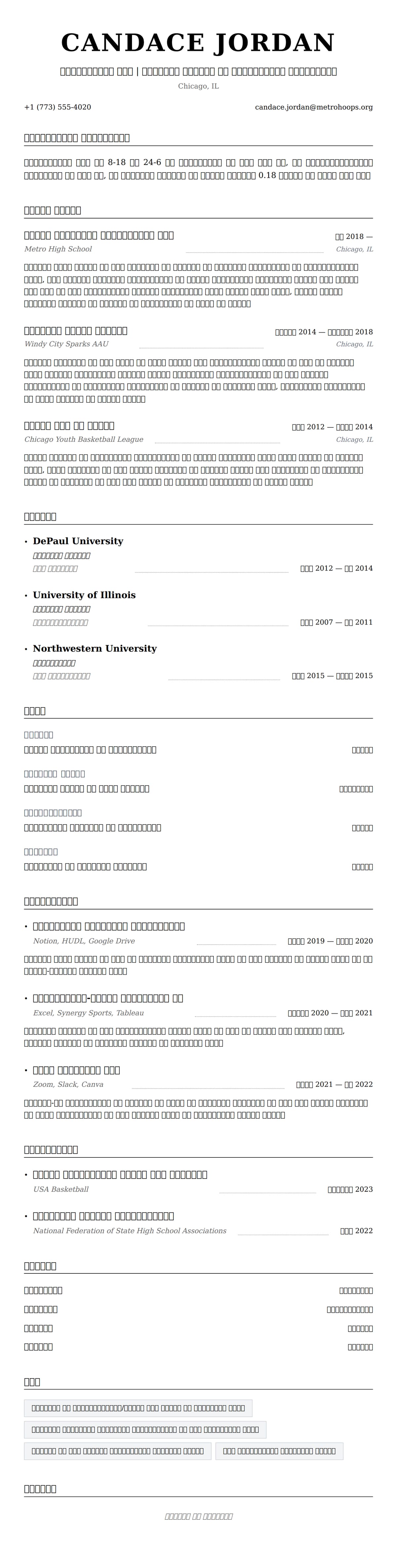 बास्केटबॉल कोच रिज्यूमे उदाहरण के लिए रिज्यूम पूर्वावलोकन