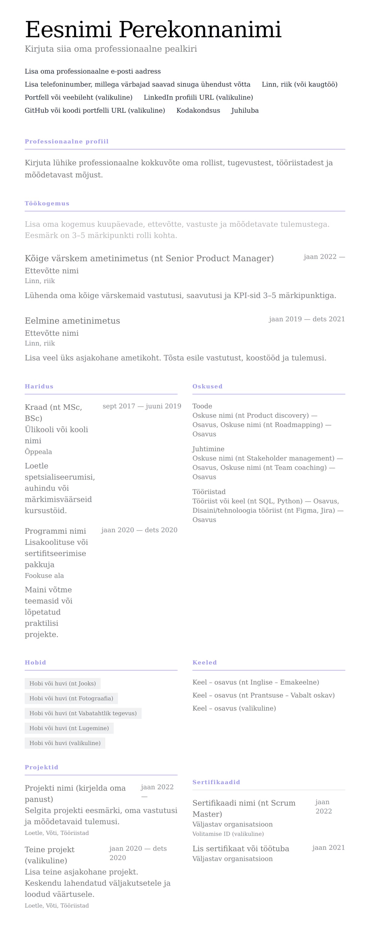 Minimalistlik preview