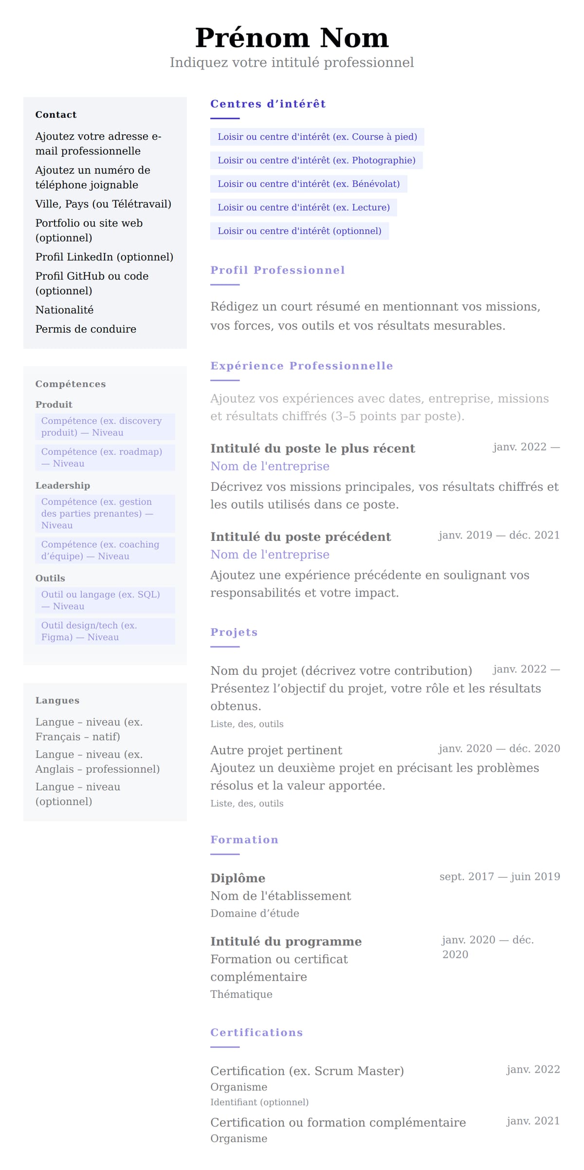 Deux Colonnes preview