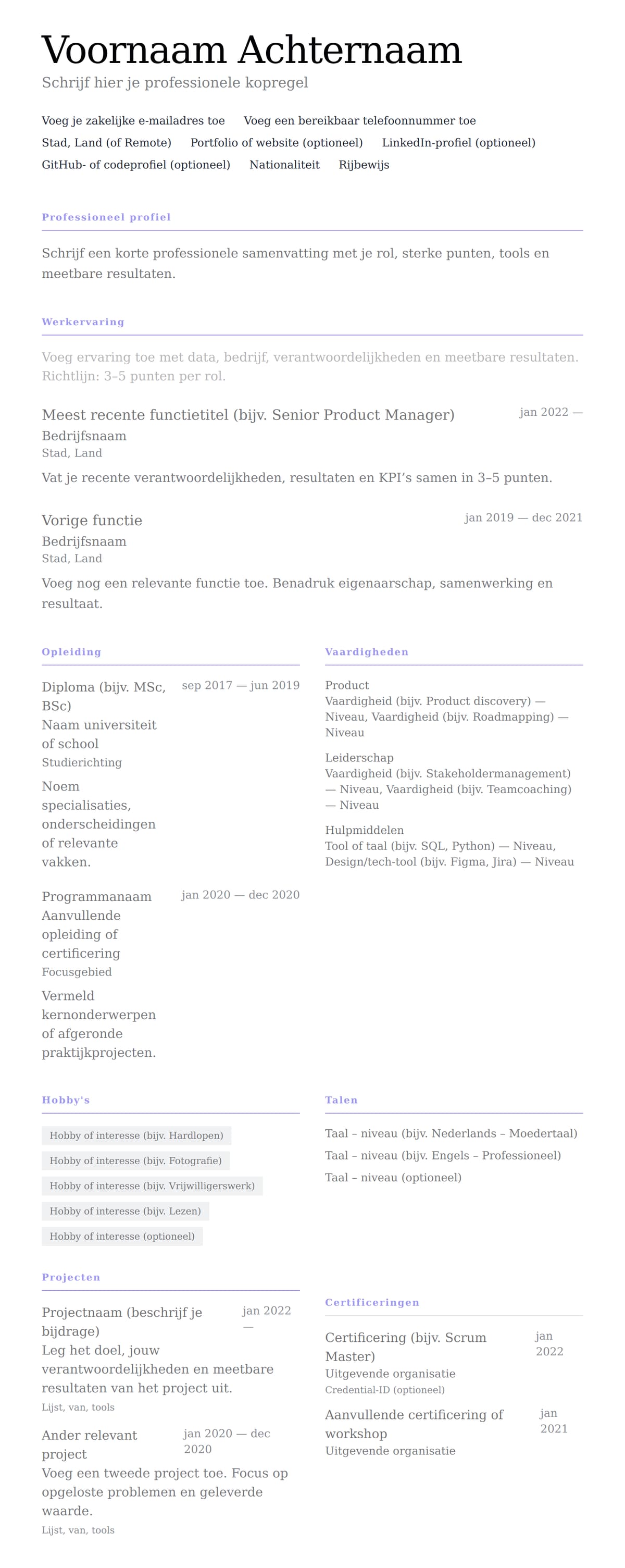 Minimalistisch preview